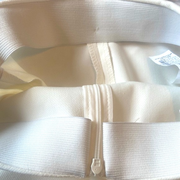 ZARA FLARED HIGH WAISTED PANTS  WHITE SIZE- XS NWOT - Picture 11 of 12